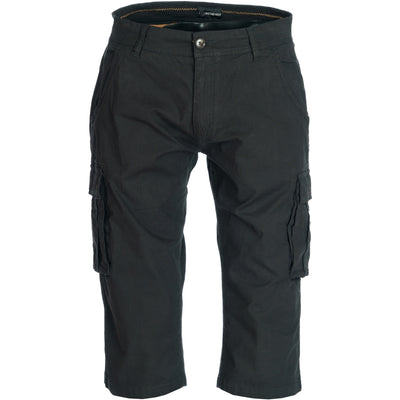 Finesmekker Dylano cargo capri short - X-size Shorts 099 BLACK