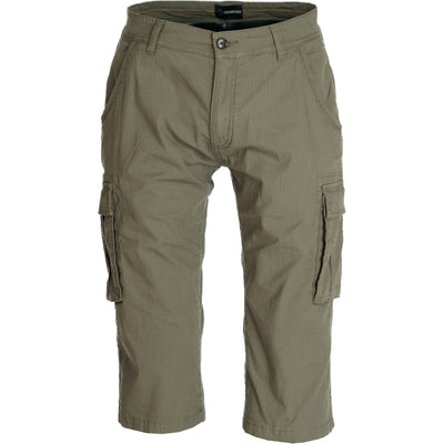 Finesmekker Dylano cargo capri short - X-size Shorts 076 OLIVE