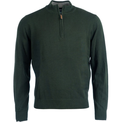 Finesmekker HAROON - 1/3 Zip Knit Knit 074 GREEN