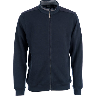 Roberto Jeans Lancaster sweatshirt full zipper Sweatshirts 059 DARK NAVY
