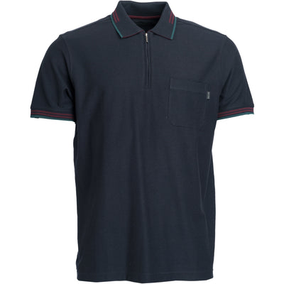 Roberto Jeans NAMIR / Polo shirt S/S / zipper placket Polo 059 DARK NAVY
