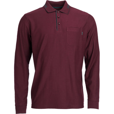 Roberto Jeans NORVIN / Polo shirt L/S Polo 049 BORDEAUX