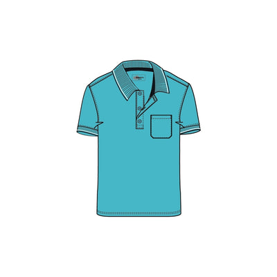 Roberto Jeans Nabil polo - X-size Polo 061 AQUA