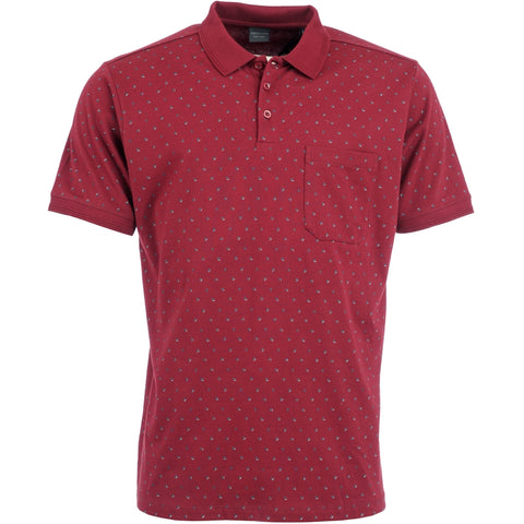 Roberto Jeans Nassor polo shirt Polo 348 BORDEAUX