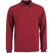Roberto Jeans Navaro polo shirt m. lange ærmer Polo 048 BORDEAUX