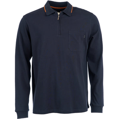 Roberto Jeans Navaro polo shirt m. lange ærmer - x-size Polo 058 NAVY