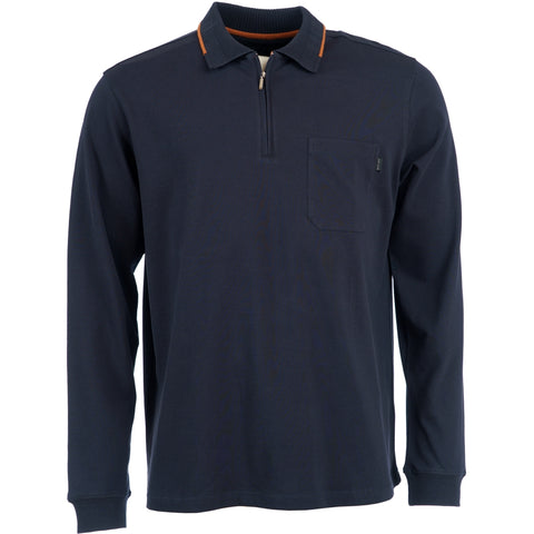 Roberto Jeans Navaro polo shirt m. lange ærmer - x-size Polo 058 NAVY