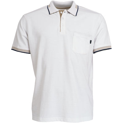 Roberto Jeans Neiber Polo - X-size Polo 000 WHITE