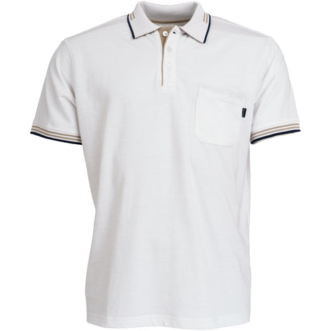 Roberto Jeans Neiber Polo - X-size Polo 000 WHITE