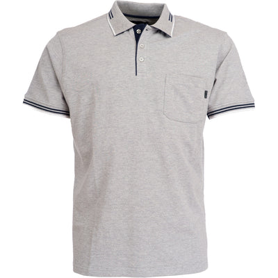 Roberto Jeans Neiber Polo - X-size Polo 193 GREY melange