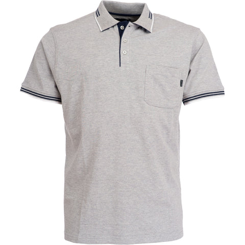 Roberto Jeans Neiber Polo - X-size Polo 193 GREY melange