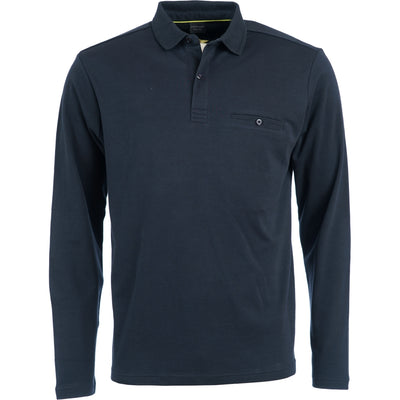 Roberto Jeans Nester polo shirt m. lange ærmer - x-size Polo 059 DARK NAVY