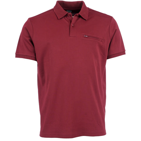 Roberto Jeans Nicolet polo shirt - X-size Polo 048 BORDEAUX