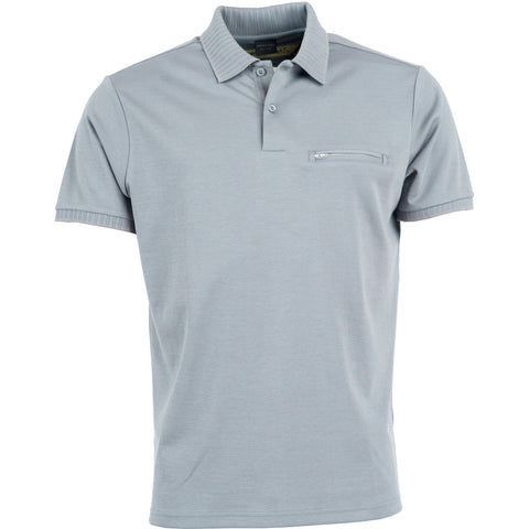 Roberto Jeans Nicolet polo shirt - X-size Polo 093 PEWTER
