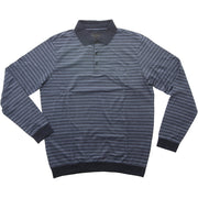 Roberto Jeans Nisa polo shirt m. lange ærmer og rib - x-size Polo 458 NAVY