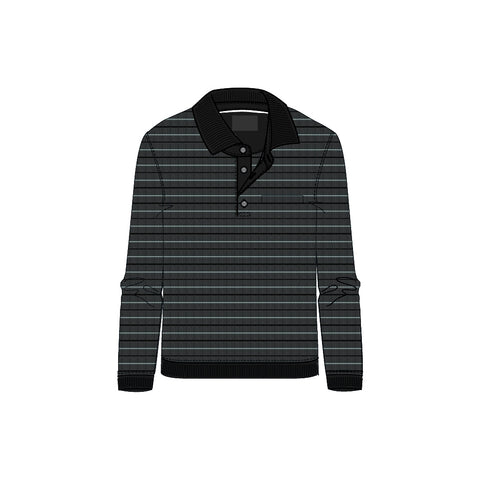 Roberto Jeans Nisan polo shirt m. lange ærmer og rib Polo