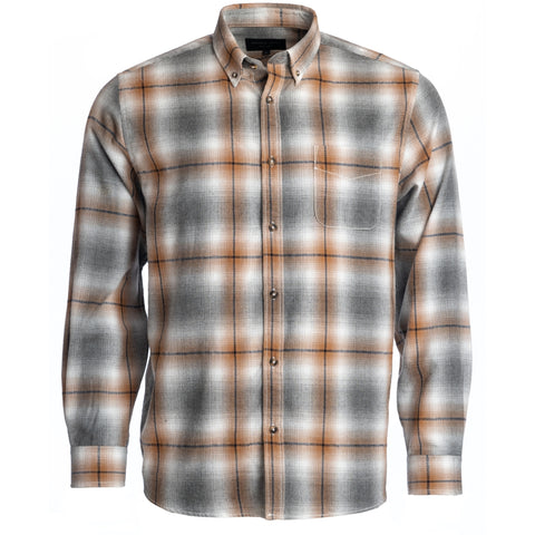Roberto Jeans Saito flannel skjorte Shirts 226 TAN/GREY