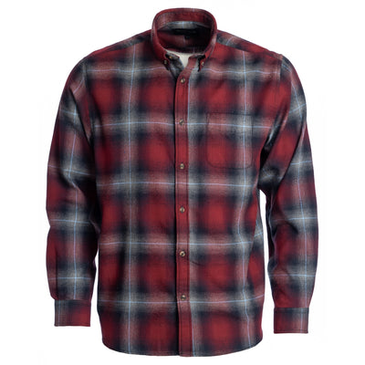 Roberto Jeans Saito flannel skjorte Shirts 287 WINE/GREY