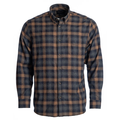 Roberto Jeans Saito flannel skjorte Shirts 296 Dark GREY/SAND