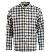 Roberto Jeans Seneko flannel shirt Shirts 290 OFF WHITE/NAVY