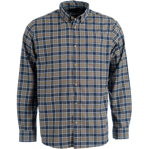 Roberto Jeans Seneko flannel shirt - X-size Shirts 258 NAVY/OLIVE