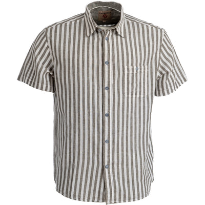 Finesmekker Temple - kortærmet - X-size Shirts 476 OLIVE