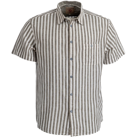 Finesmekker Temple - kortærmet - X-size Shirts 476 OLIVE