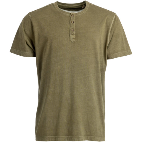 Finesmekker Faro grandad T-shirt - X-size T-shirts 073 Light OLIVE