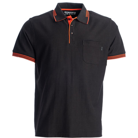 Roberto Jeans NEIBER / Polo shirt S/S Polo 099 BLACK