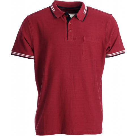 Roberto Jeans Nogal polo shirt - X-size Polo 048 Dark RED
